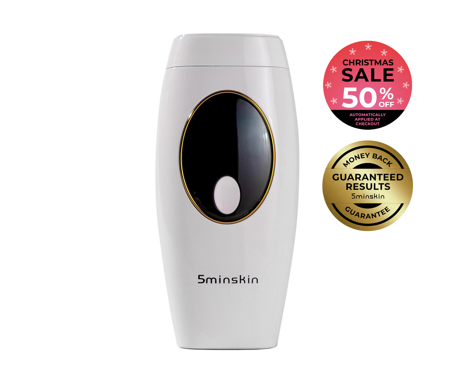 5MINSKIN AT-HOME LASER HAIR REMOVAL HANDSET - 50% OFF CHRISTMAS SALE