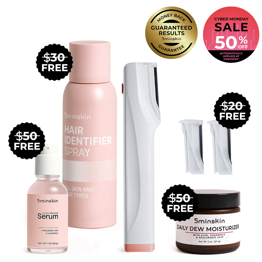 جهاز 5 مينسكين لإزالة الشعر بالليزر في المنزل