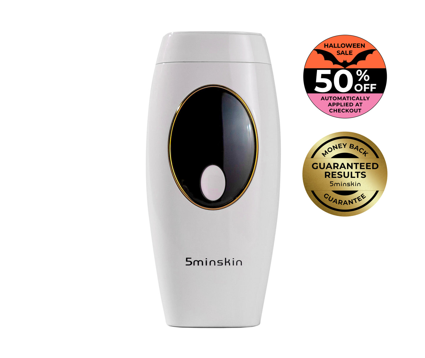 5MINSKIN AT-HOME LASER HAIR REMOVAL HANDSET - 50% OFF HALLOWEEN SALE