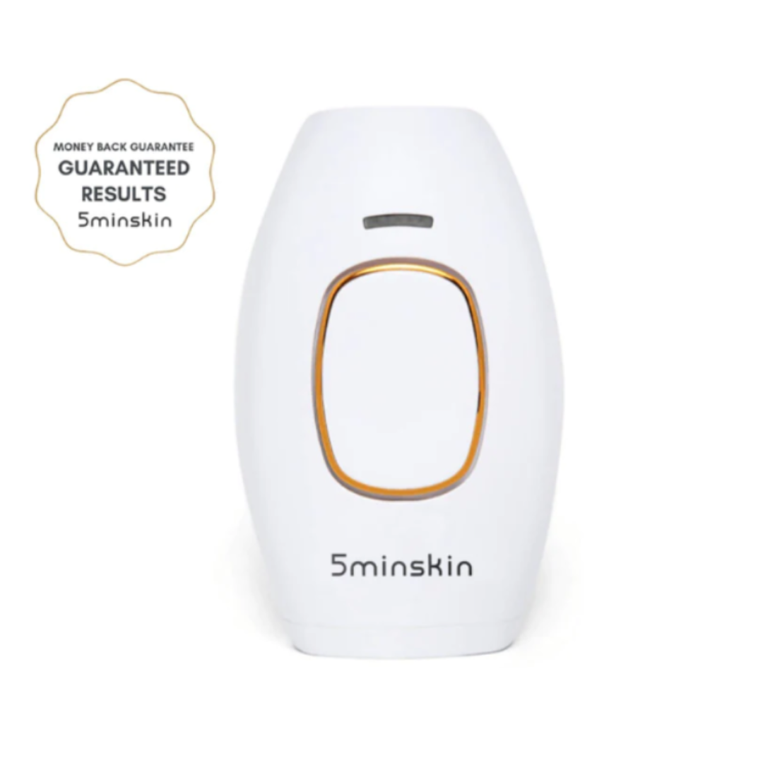 5MINSKIN AT-HOME LASER HAIR REMOVAL HANDSET + BODY SCRUB