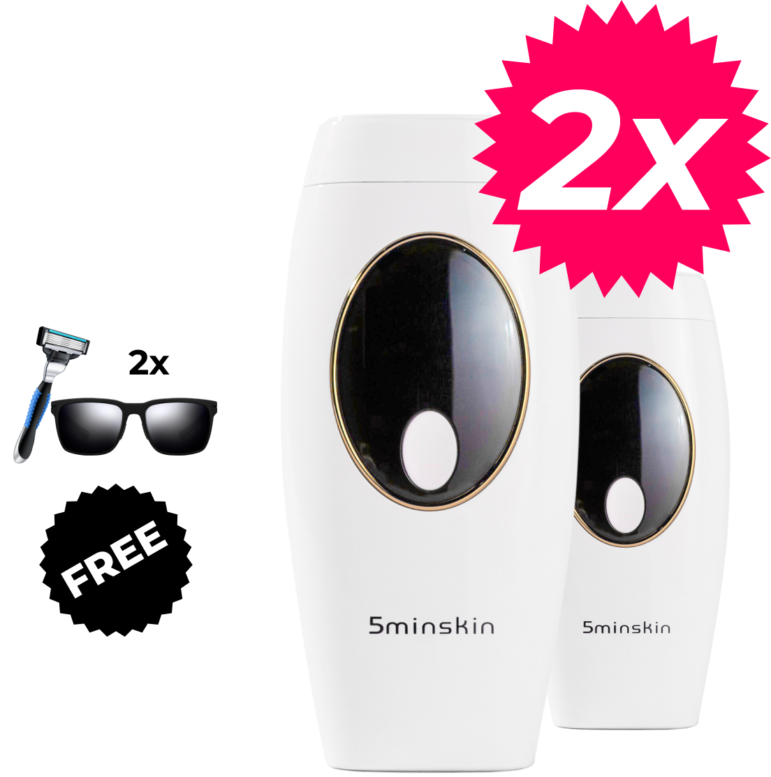 2x 5minskin IPL Devices