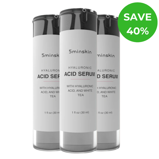 3 Bottles Of Hyaluronic Acid Serum