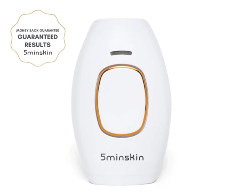 5MINSKIN AT-HOME LASER HAIR REMOVAL HANDSET + BODY SCRUB